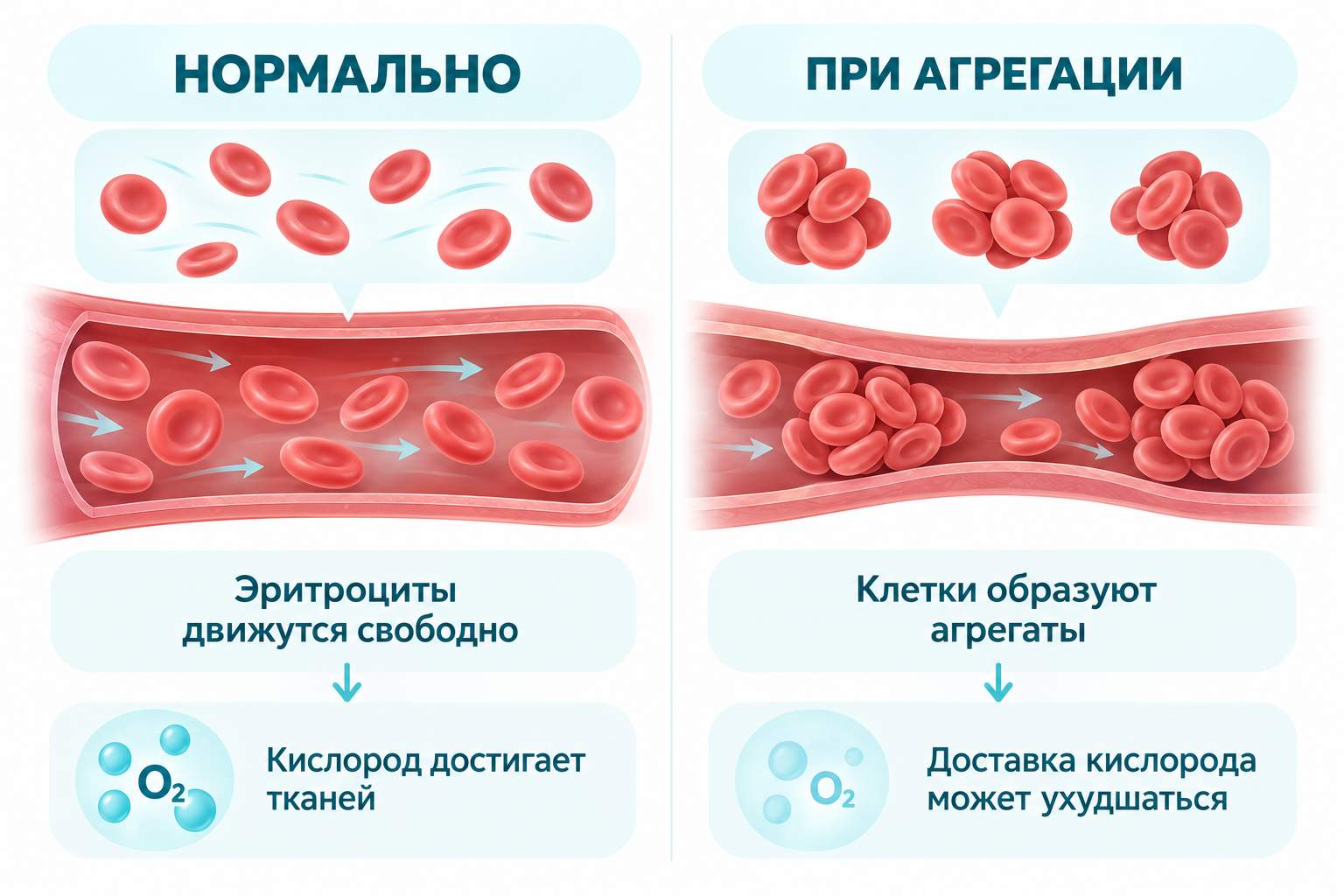 Инфографика с описанием синдрома склеивания